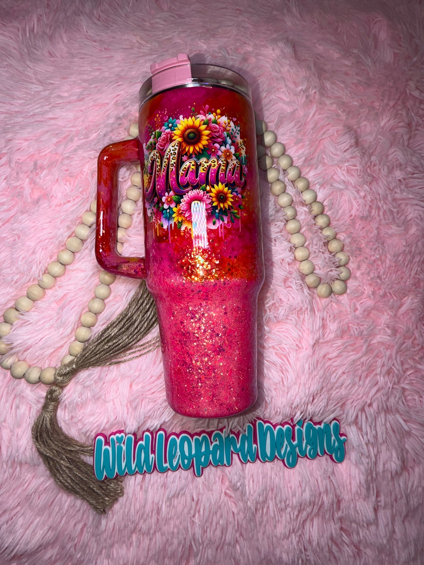 60-40 oz mama pink orange