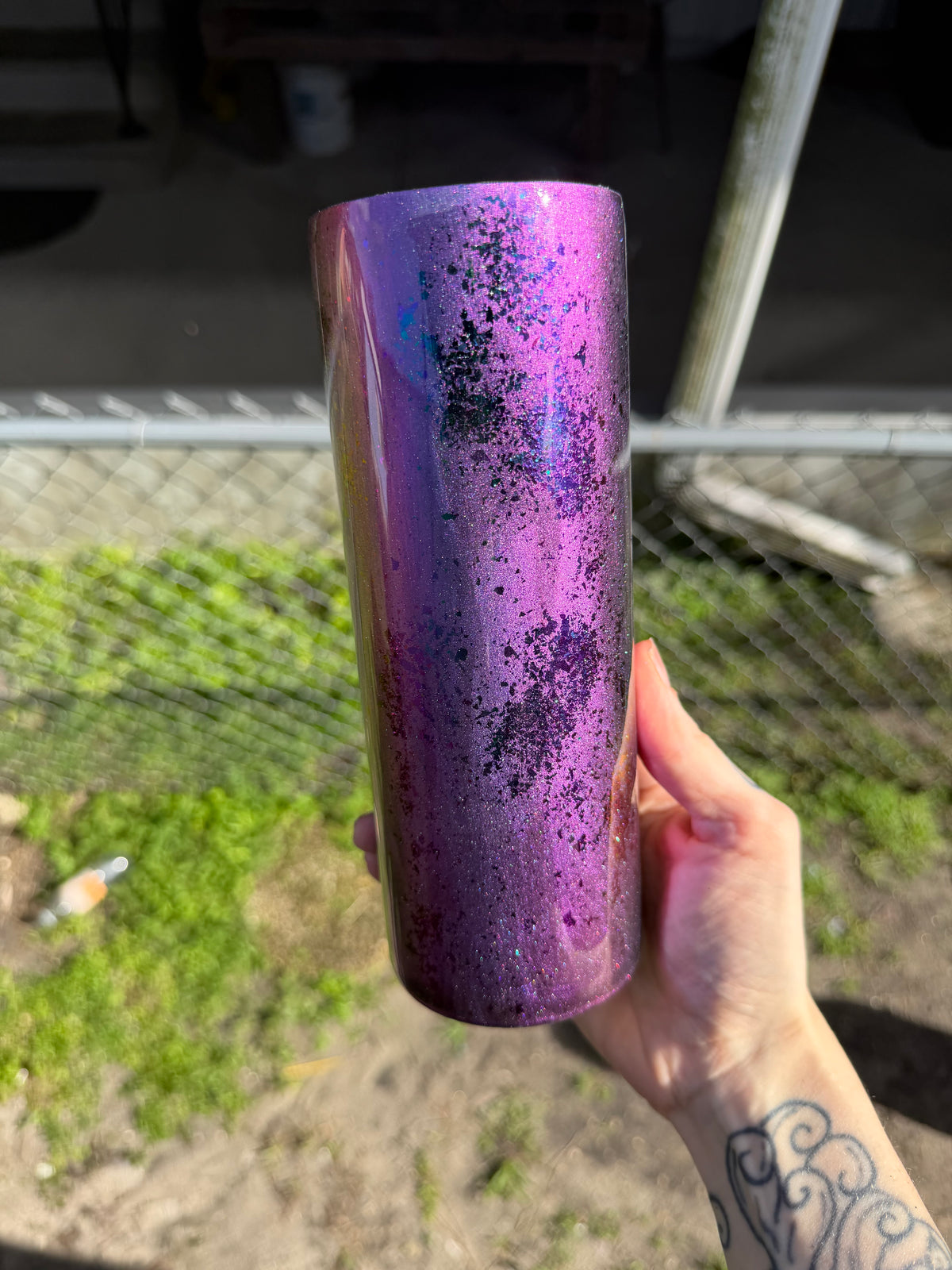 20 oz purple pigment
