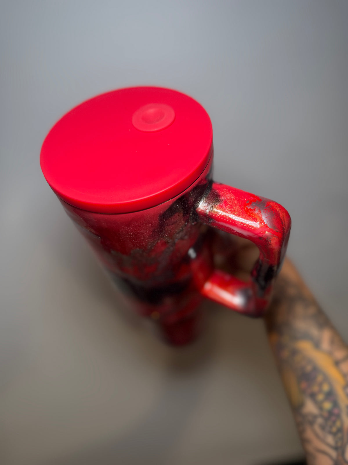 40 oz coral ink drop