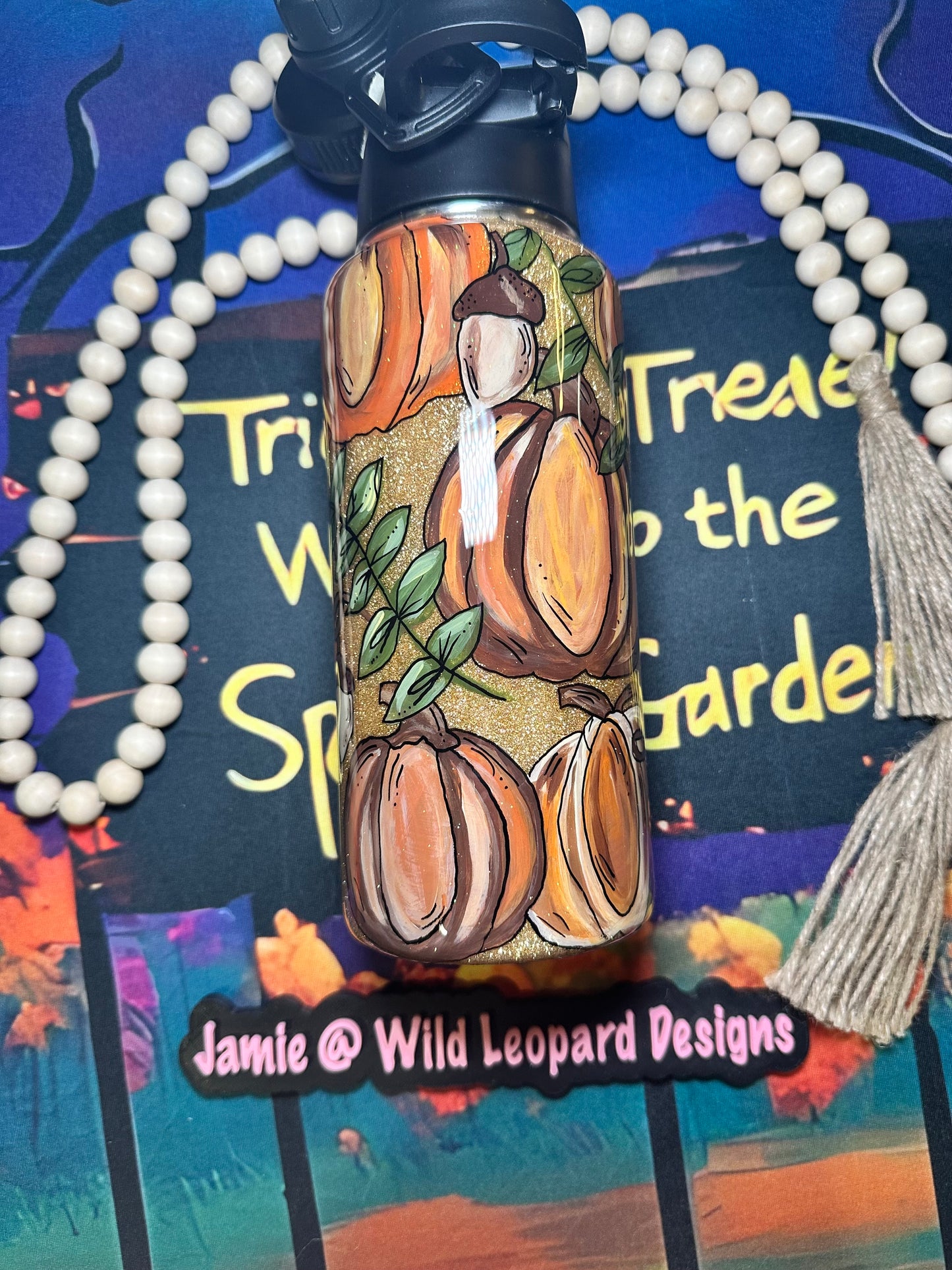 #49- 32 oz hand painted