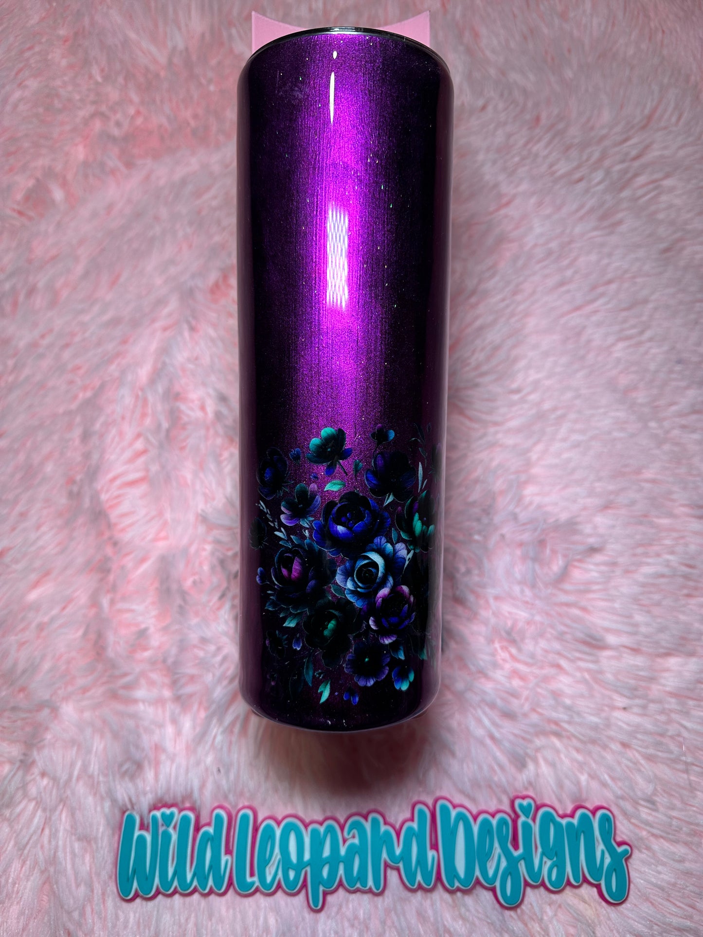 45-30 oz purple with flowers just breath