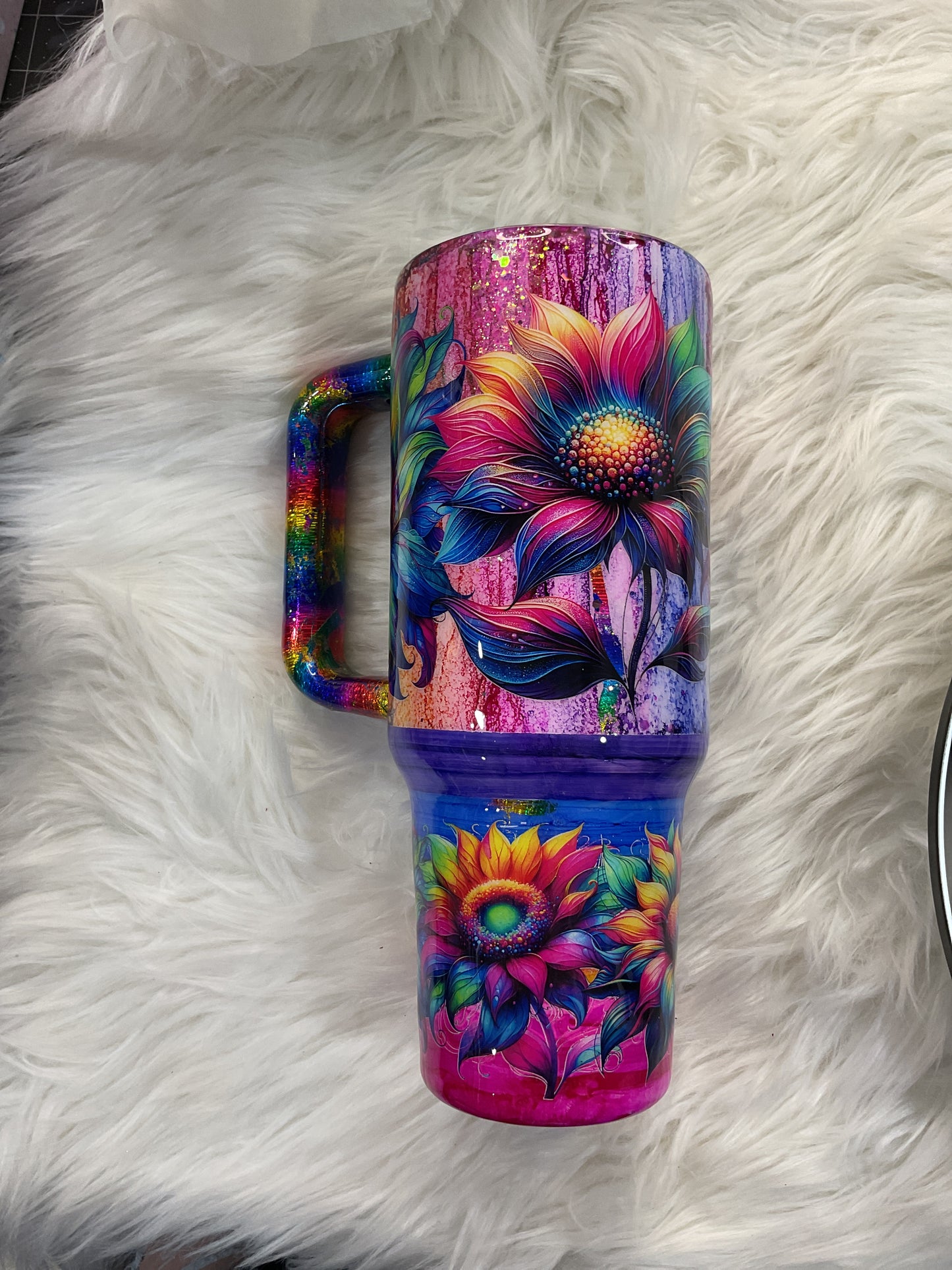 Rainbow rustic raindrop