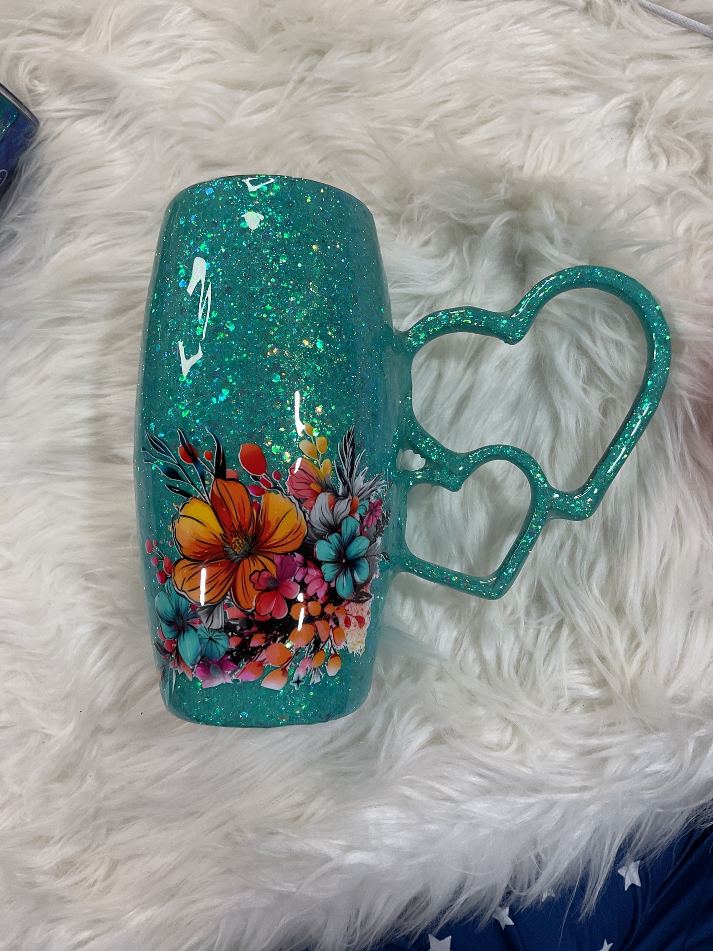 Bad b have bad days too , double heart handle