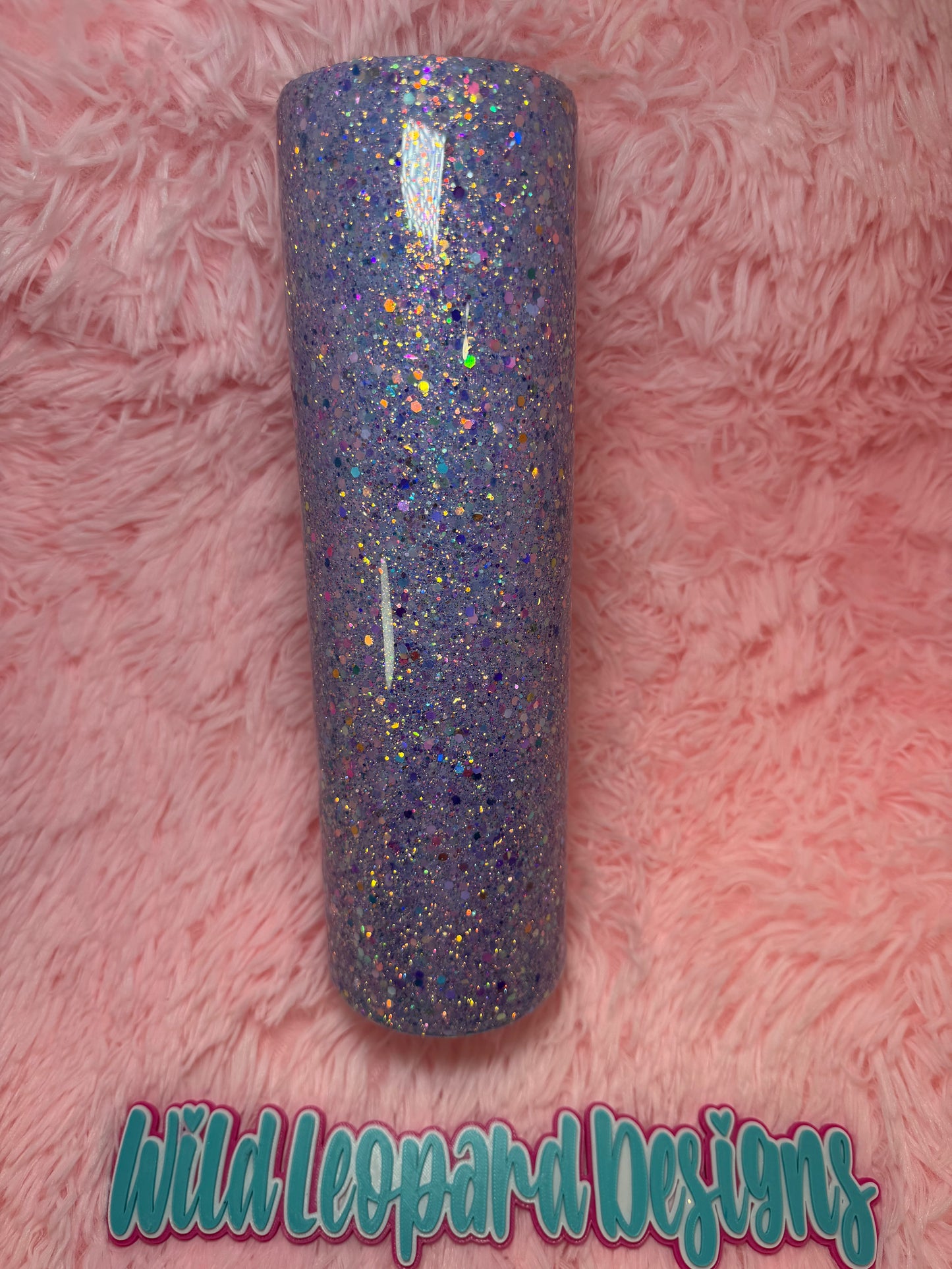 35 oz - purple chunky mix glitter