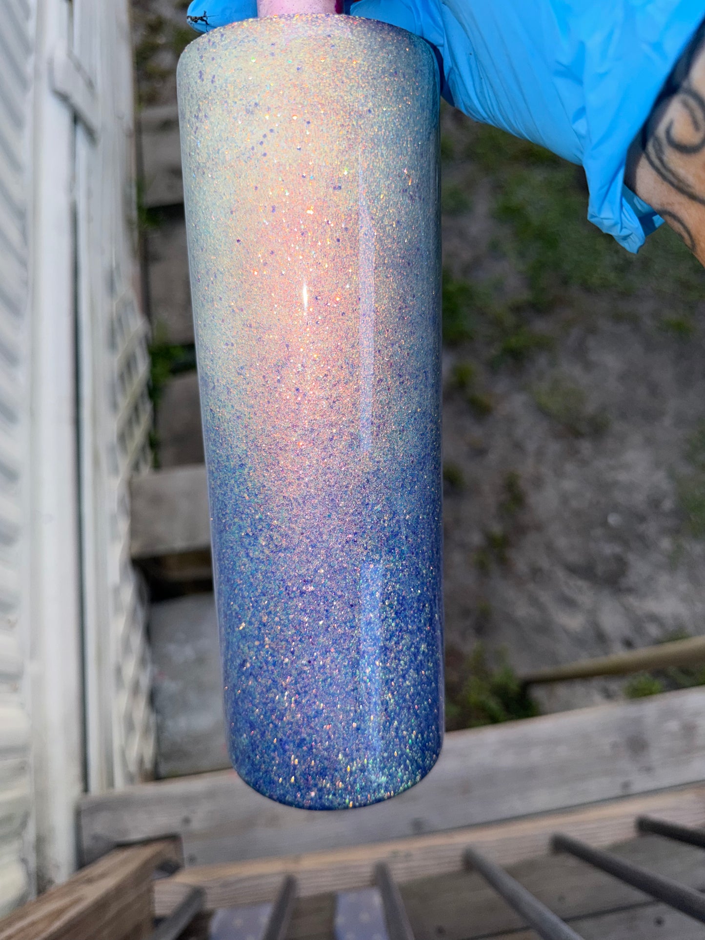30 oz opal purple ombre