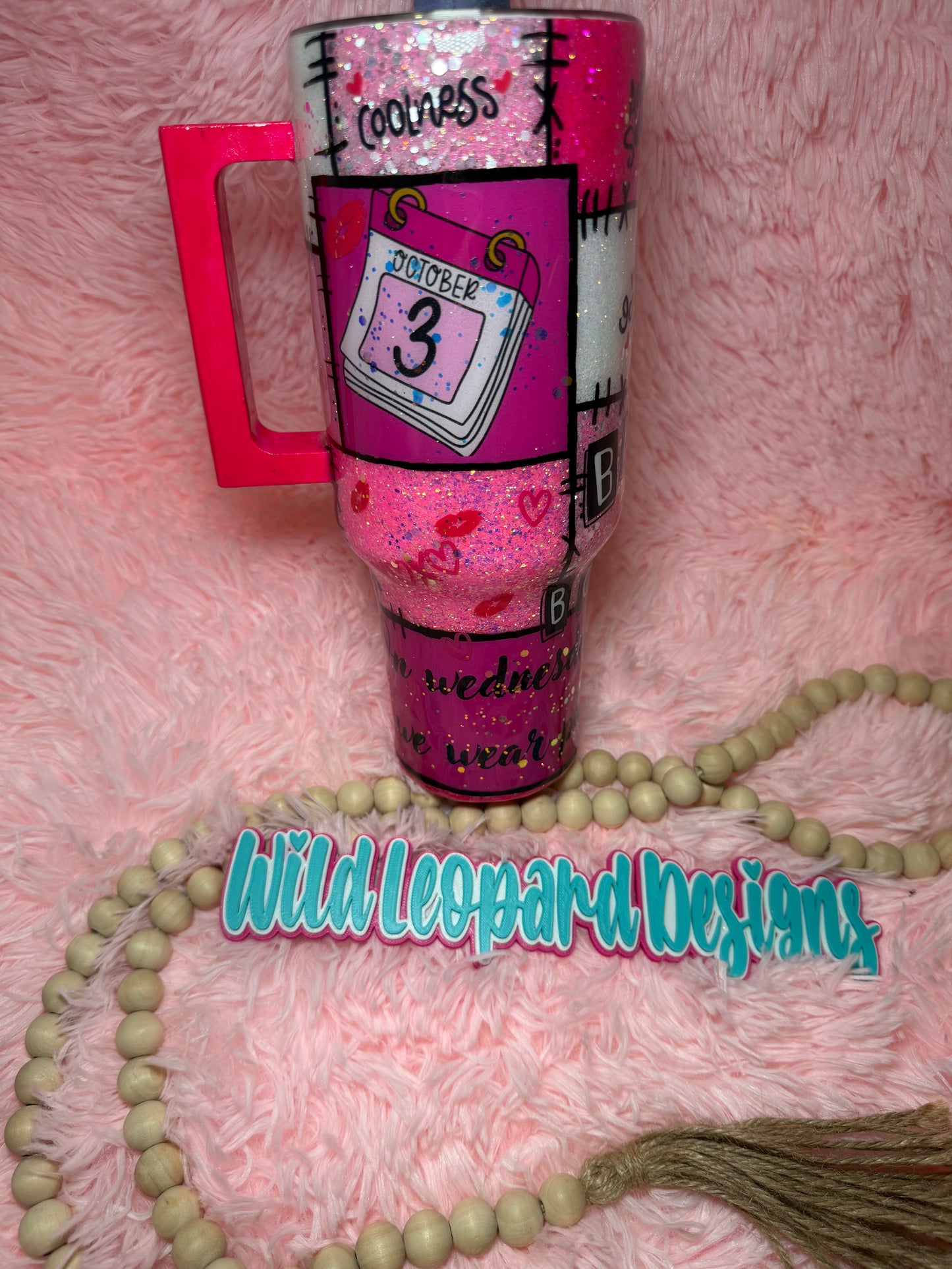 40 oz mean girl patchwork