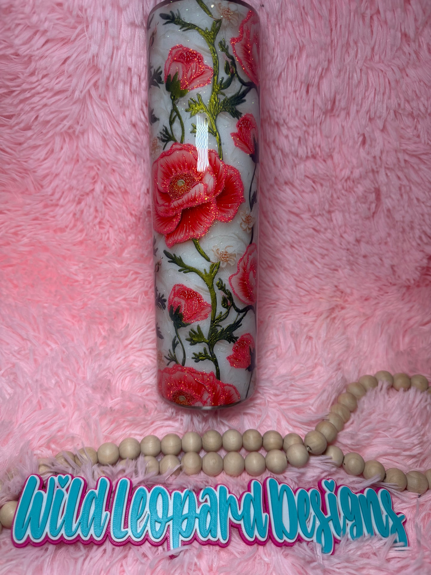 32 oz coral floral .