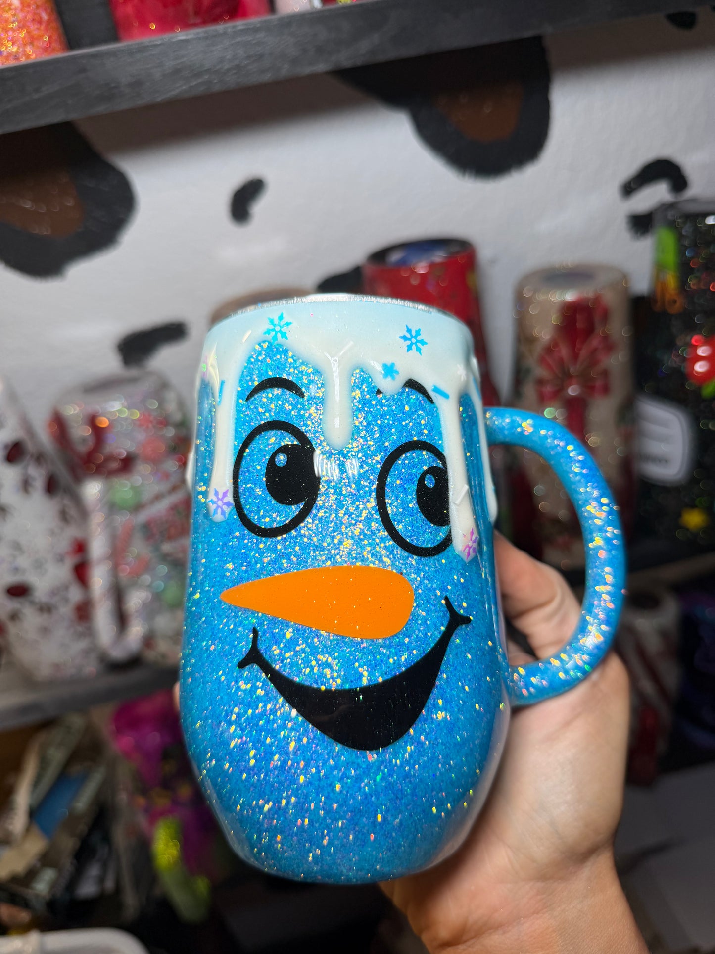 16 oz let it snow snowman