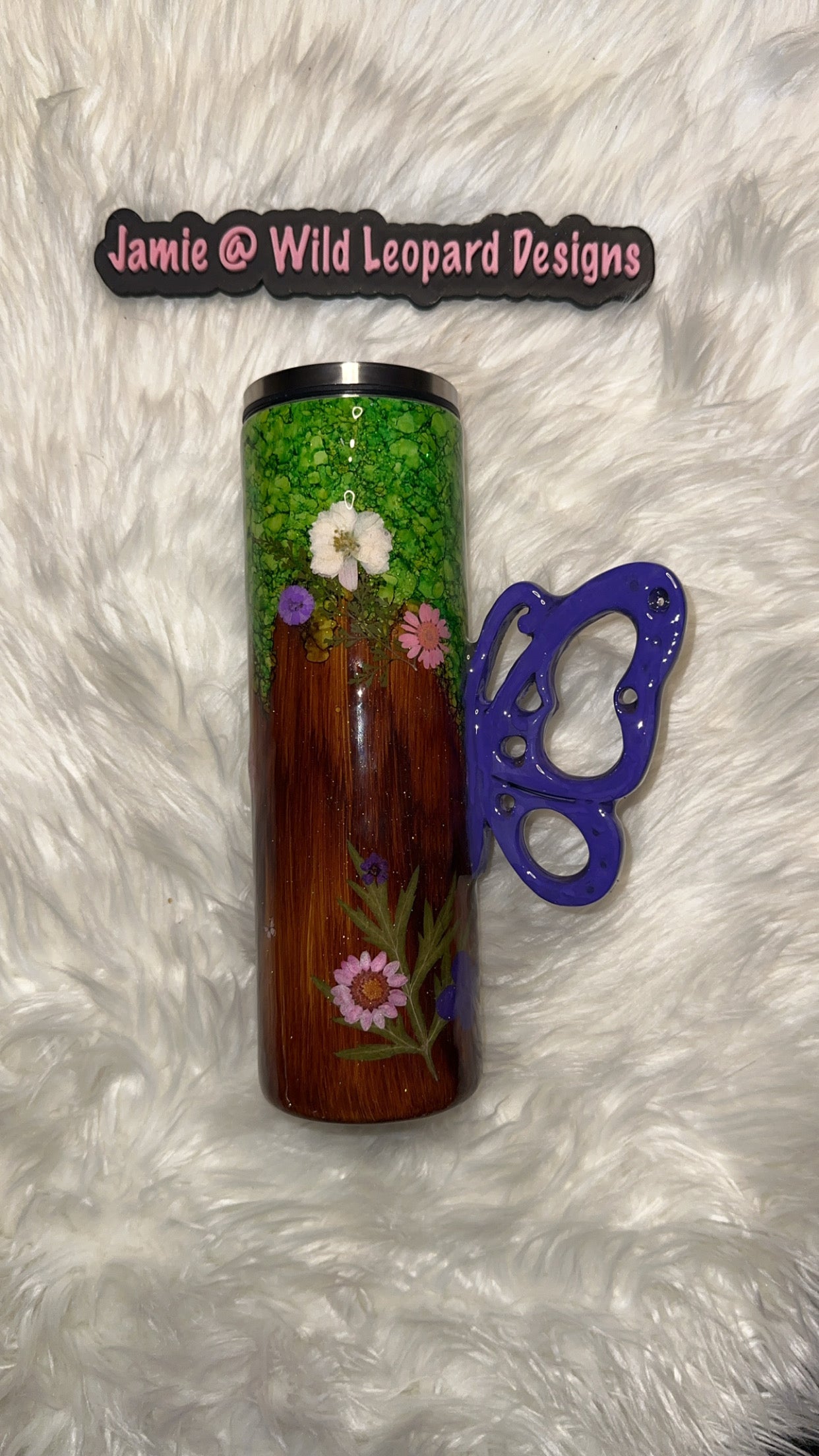 Flowers with butterfly