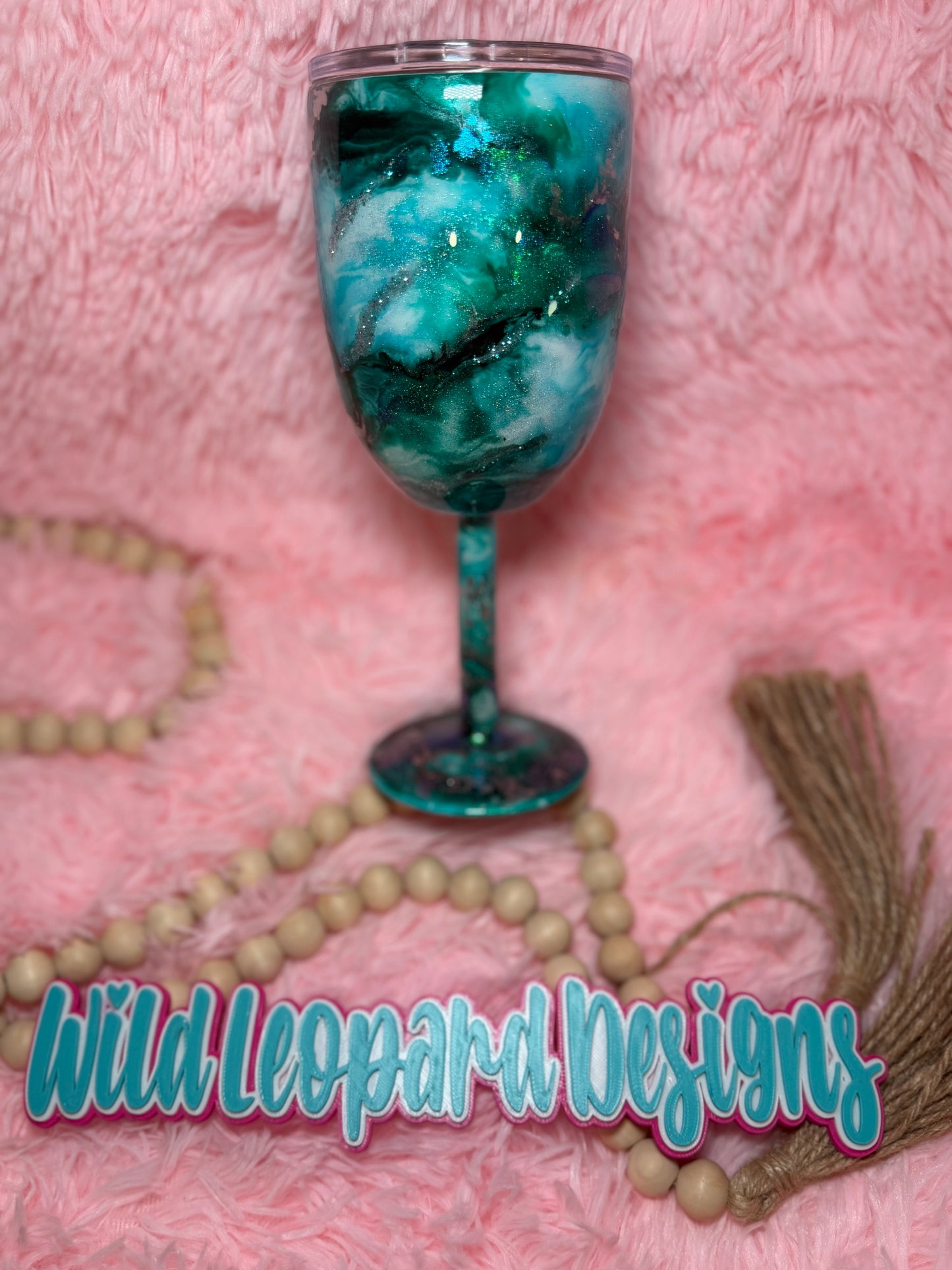 60- wineglass teal