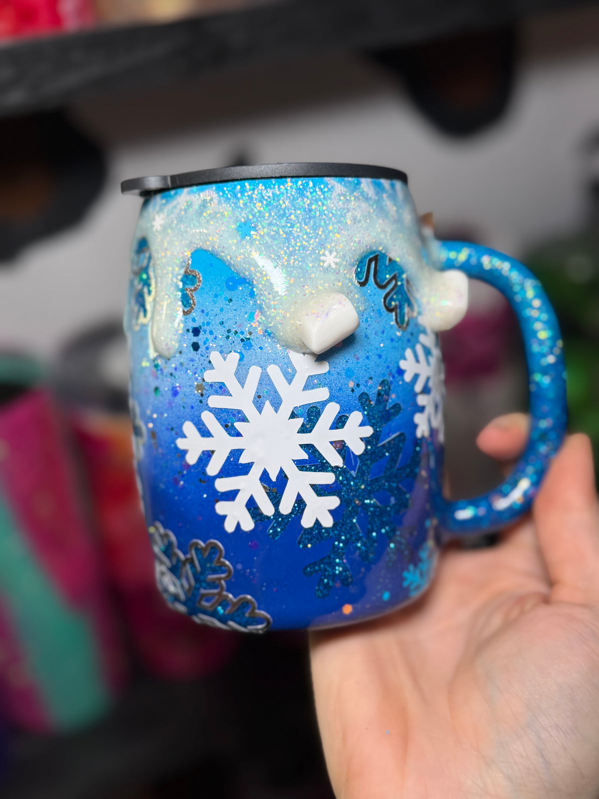14 oz hot cocoa mug