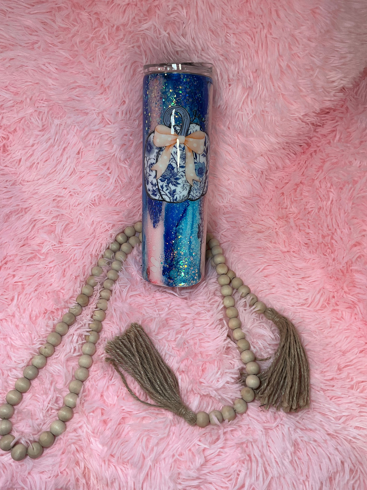 30 oz pumpkin blue coral.