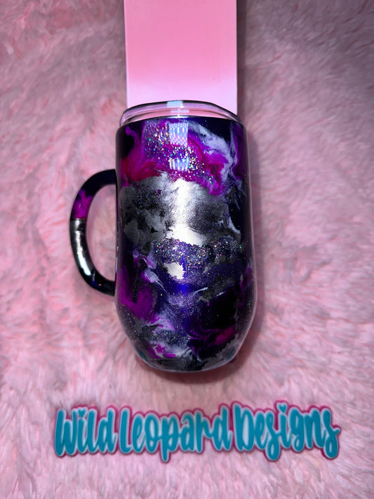 31- 16 oz stemmy purple swirl