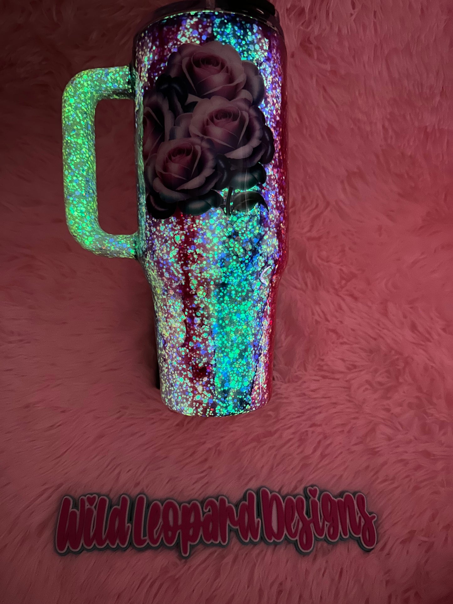 KKK- 40 oz glow rustic