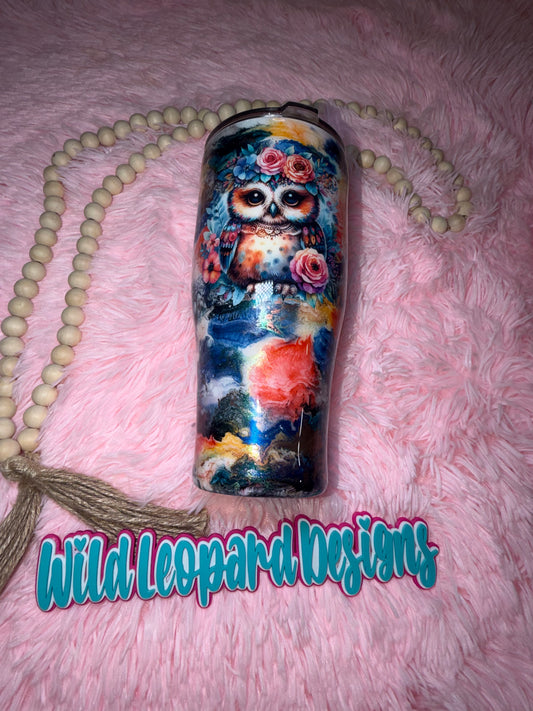 19-32 oz coffee caddy owl