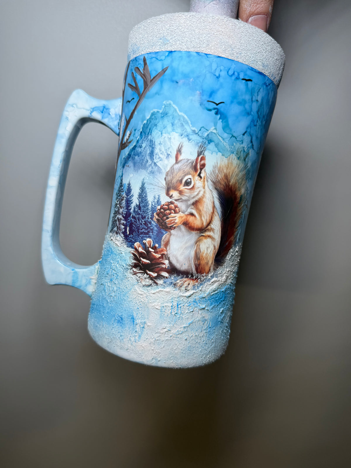 20 oz Christmas hand painted blend