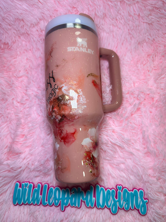 26- 40 oz peach Stan (needs final coat)