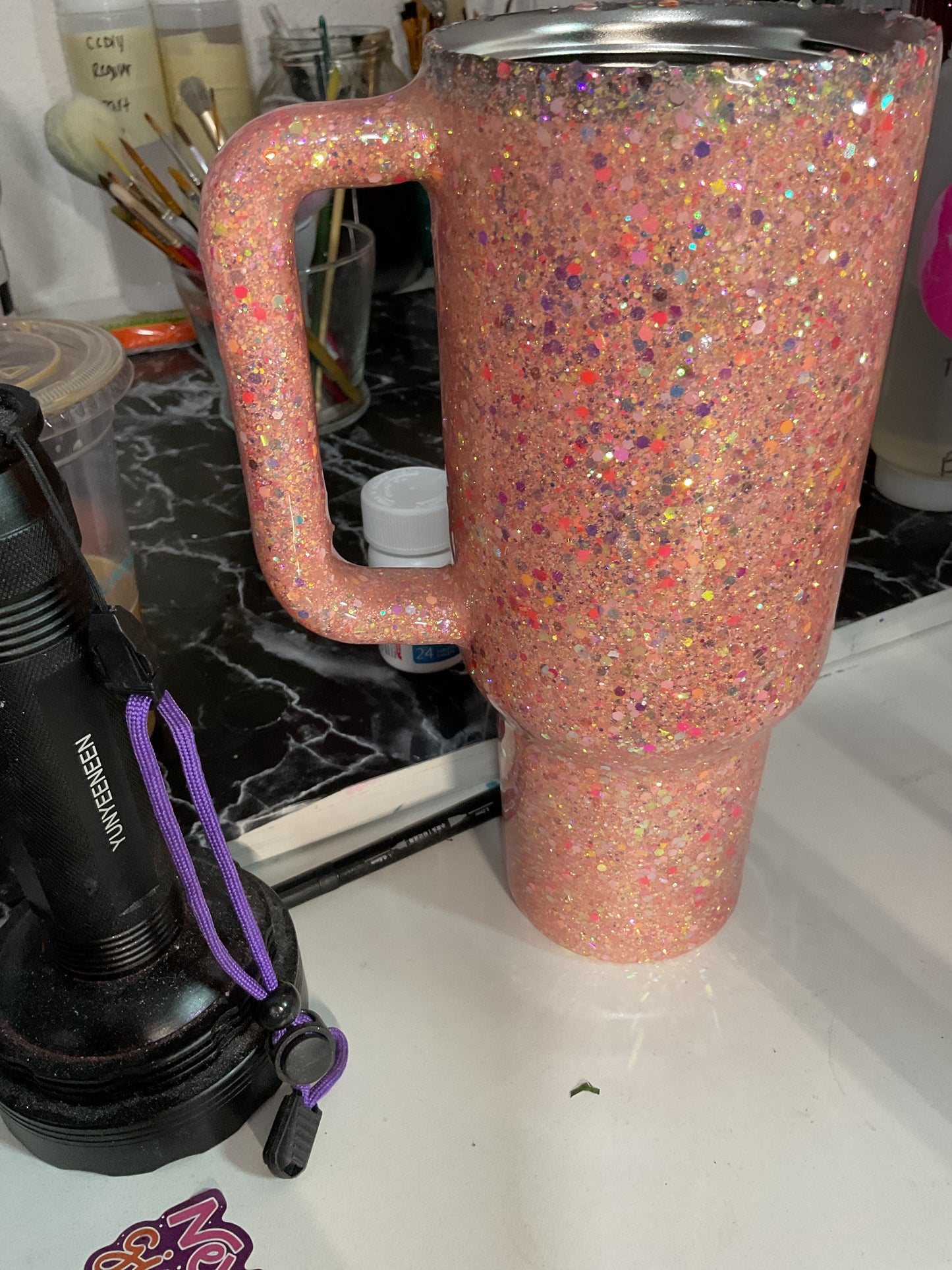 Peach 40 oz Stanley