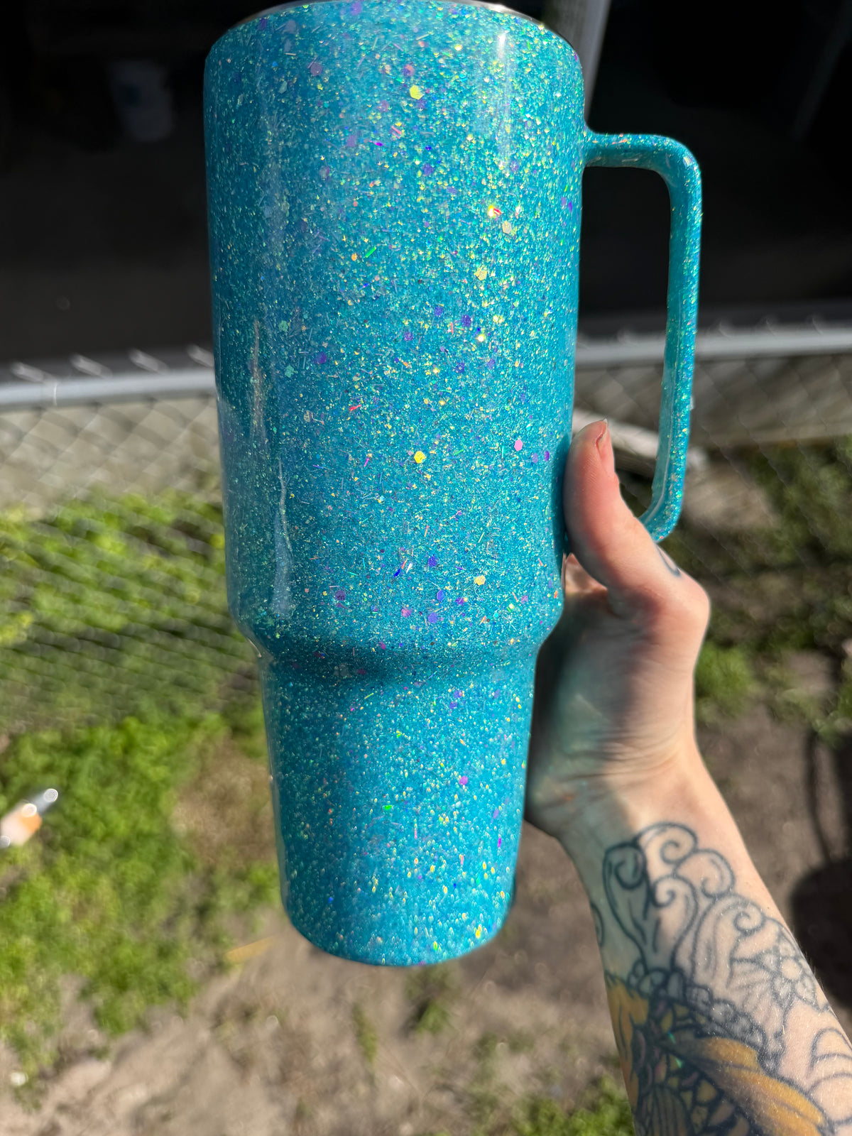 40 oz teal