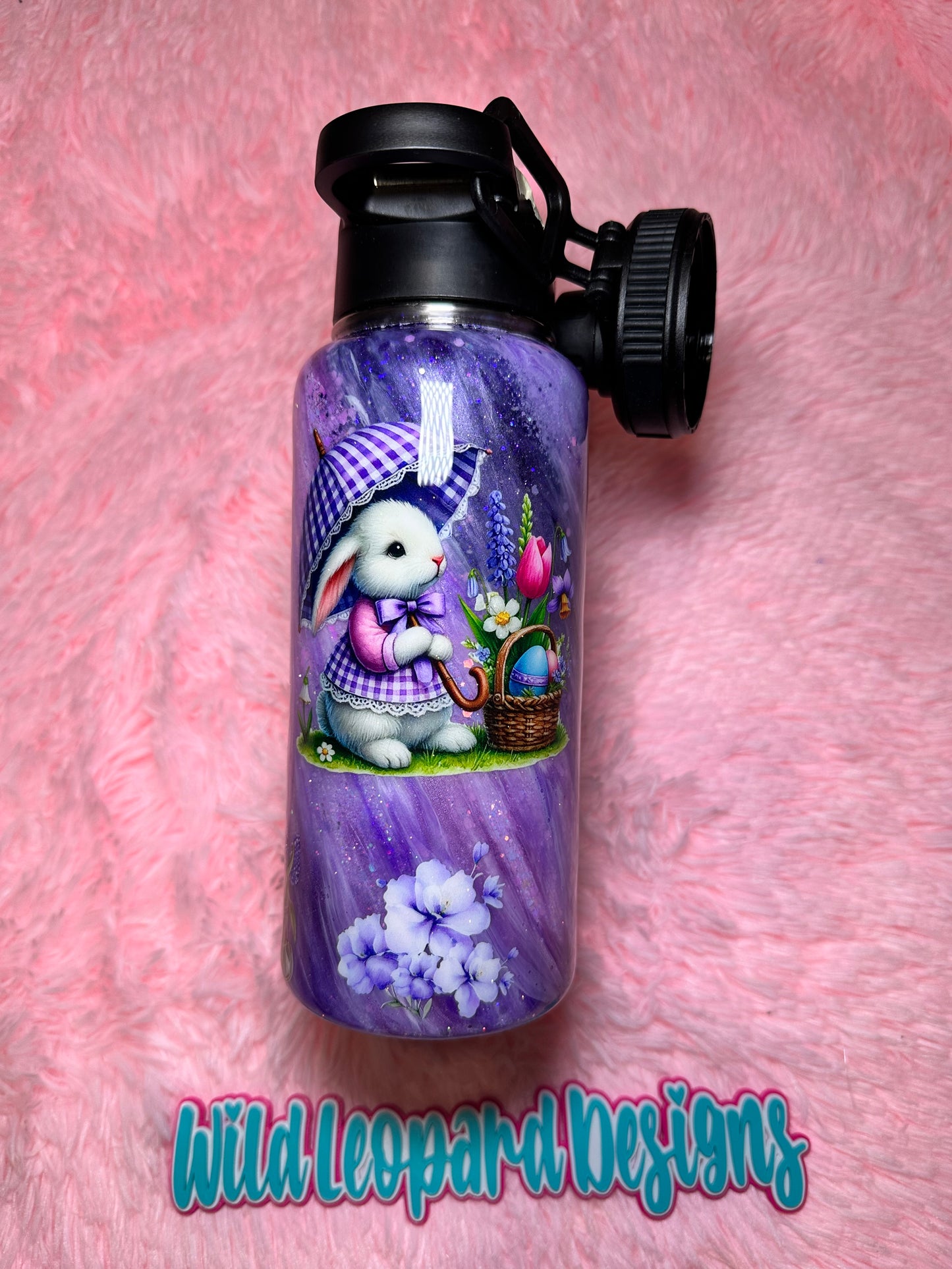 2- 32 oz hydro purple Easter Milky Way