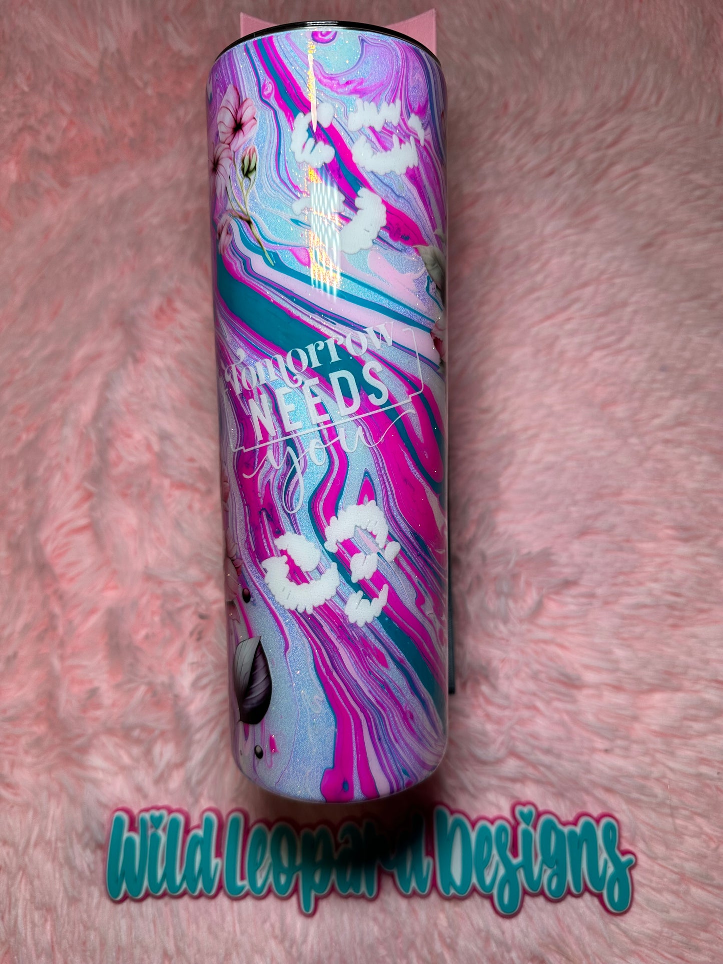 3-30 oz pink hydro dip (tomorrow needs you)
