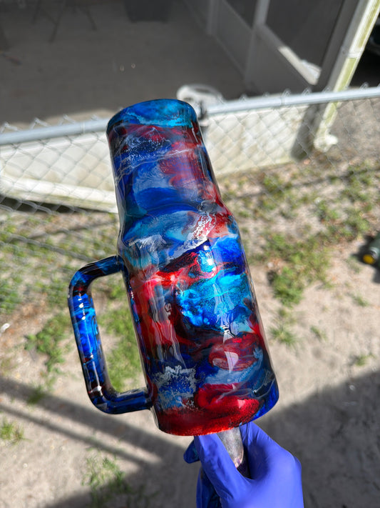 40 oz - red white blue