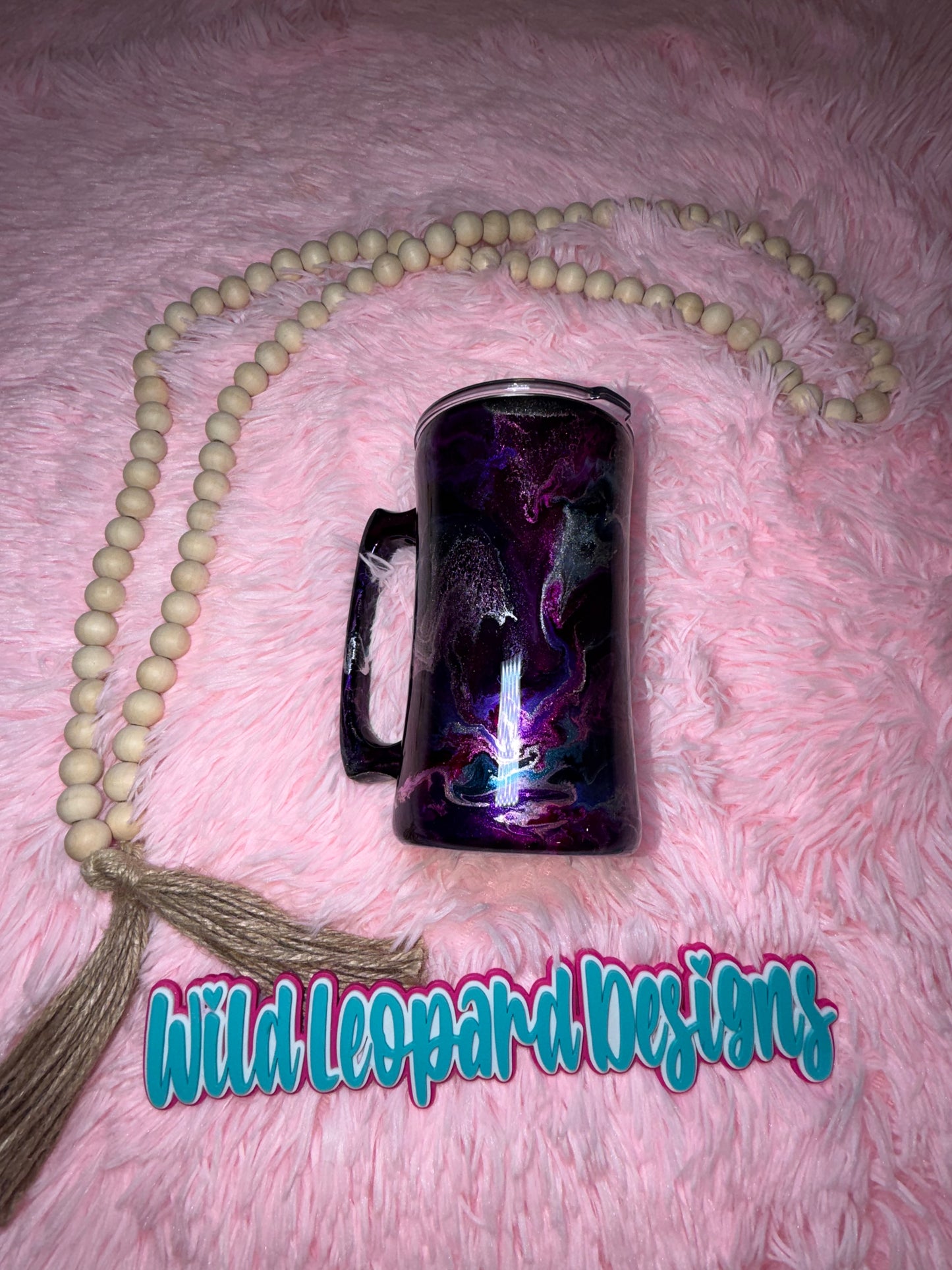 13-purple 20 oz beer mug