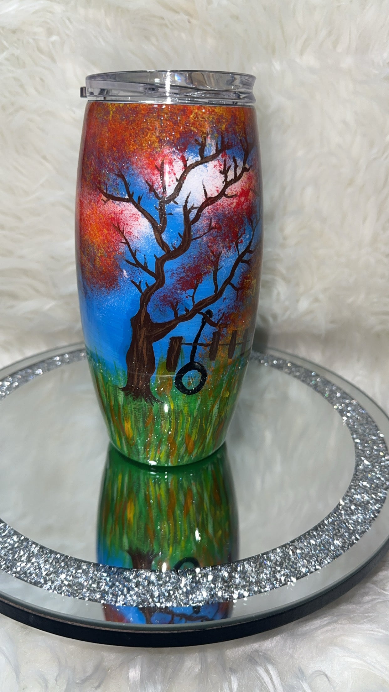 Hand painted tree