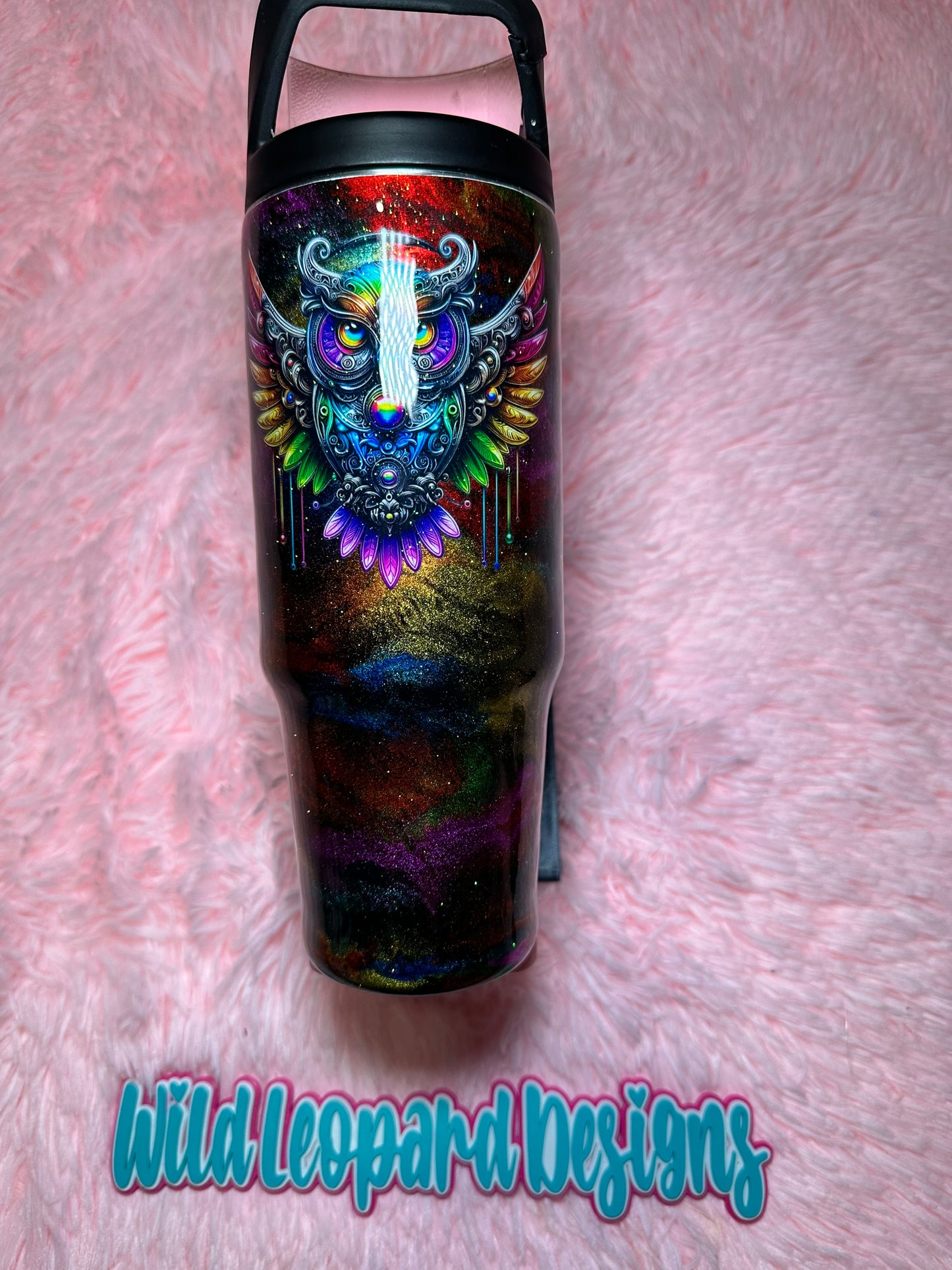 34- 30 oz clip mate chrome owl