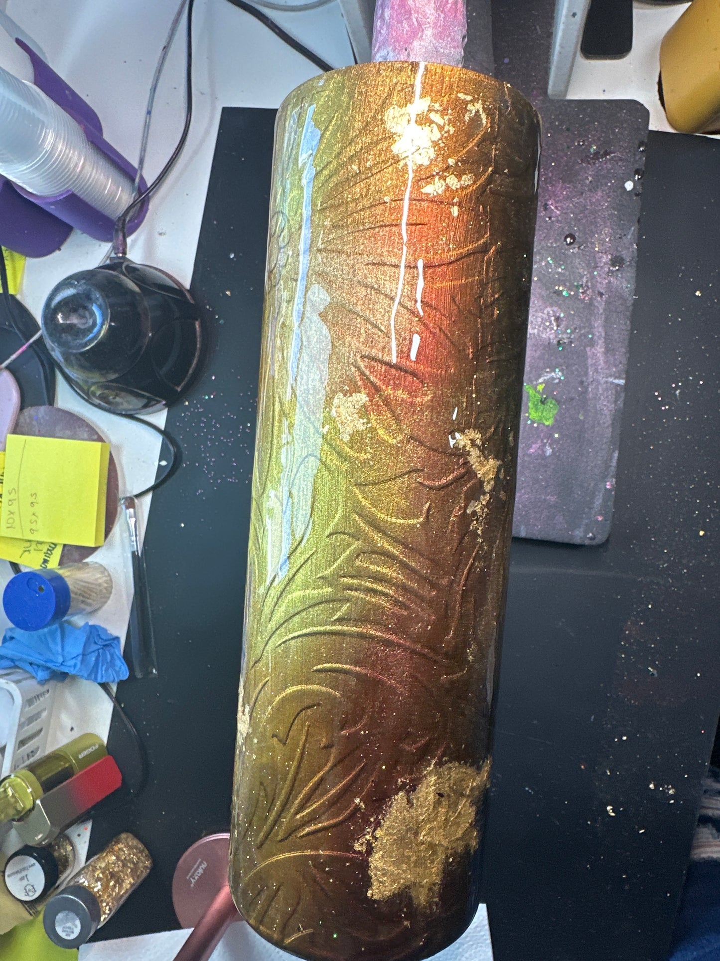 tooled leather 30 oz