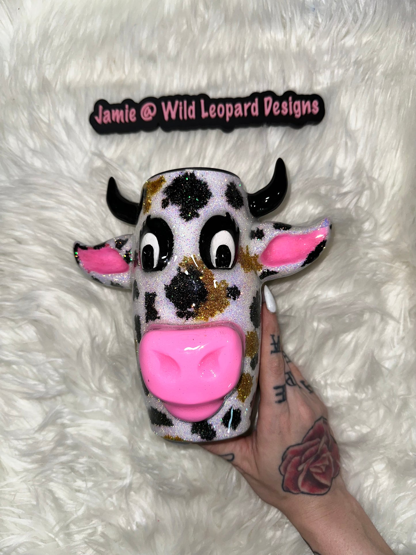 25 oz barrel 3d cow
