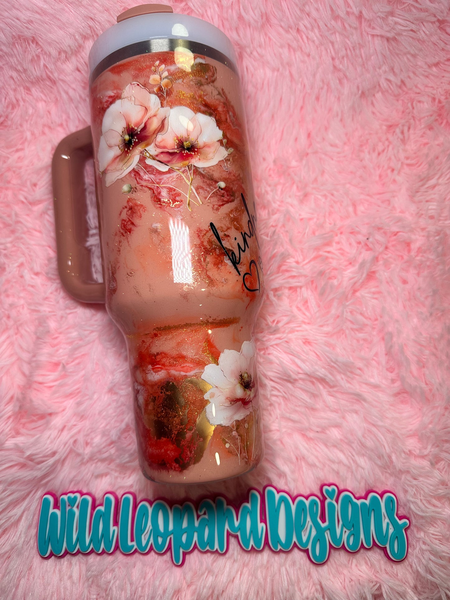 26- 40 oz peach Stan (needs final coat)