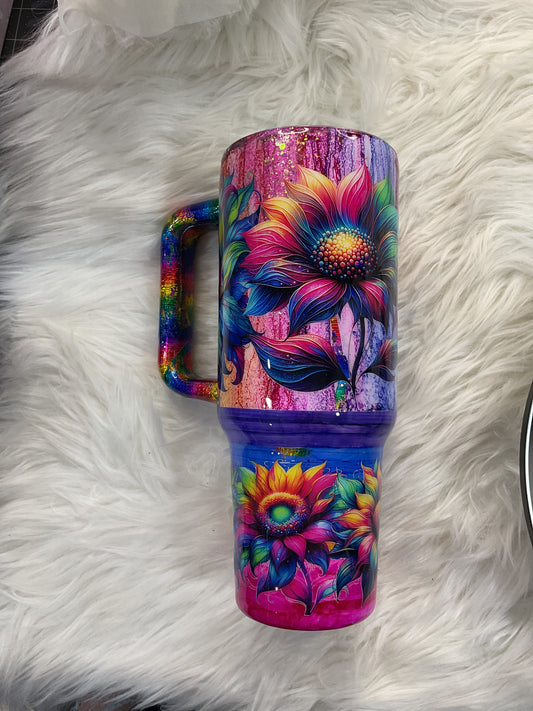 Rainbow rustic raindrop