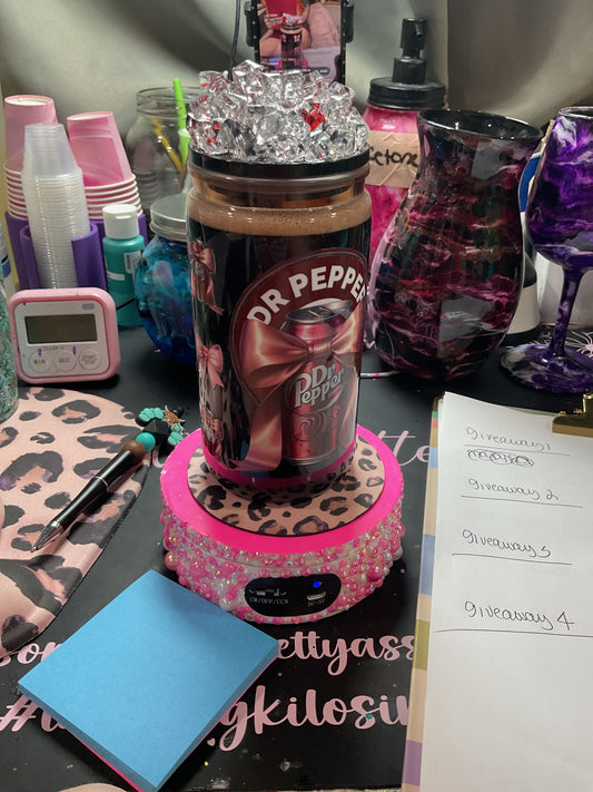 Dr Pepper snow globe