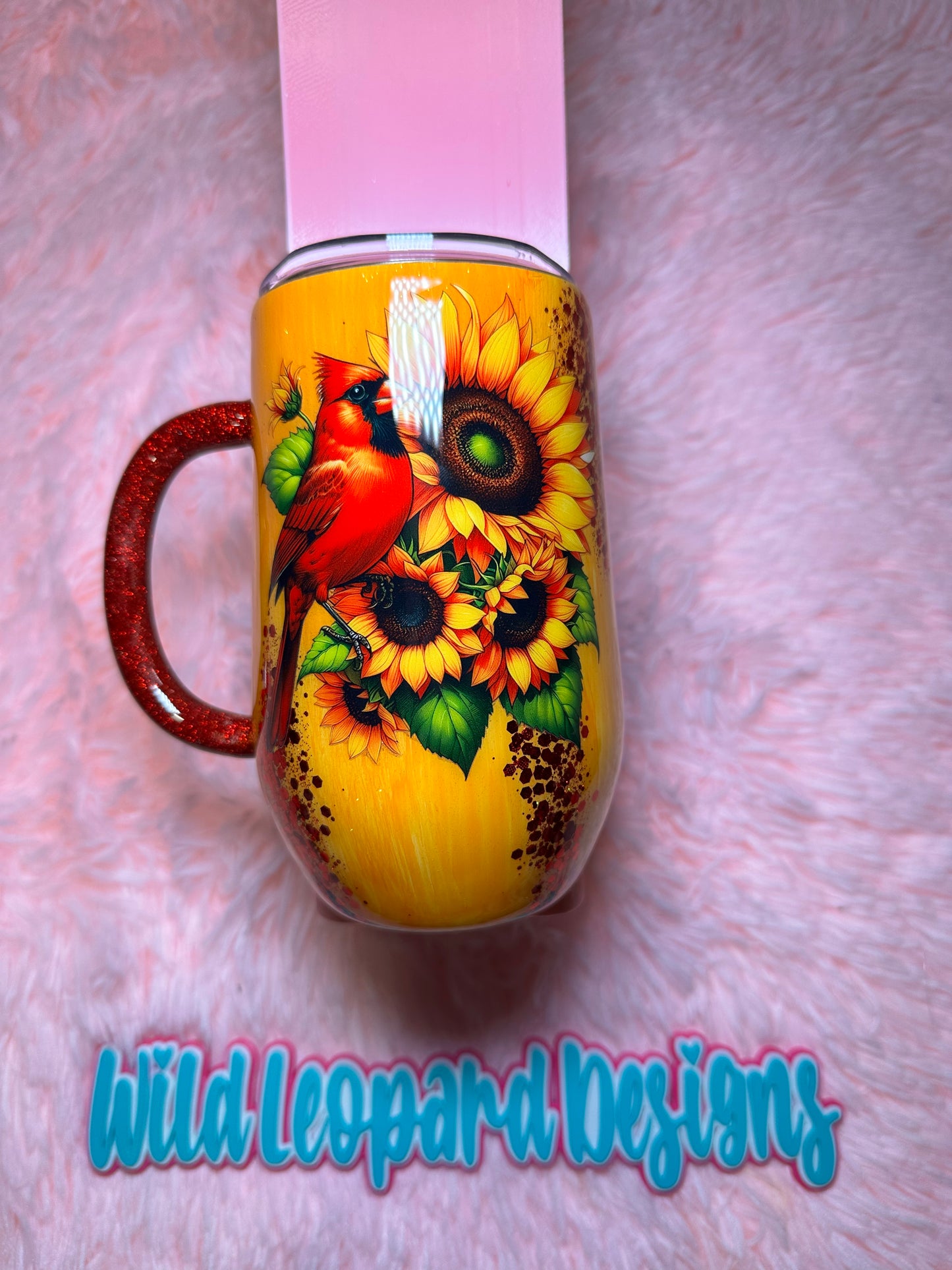 33- 16 oz yellow wood grain cardinal
