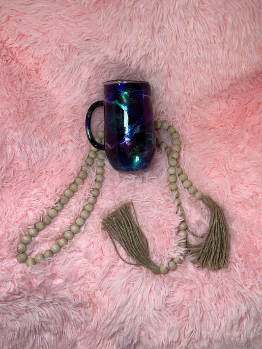 16 oz teal swirl