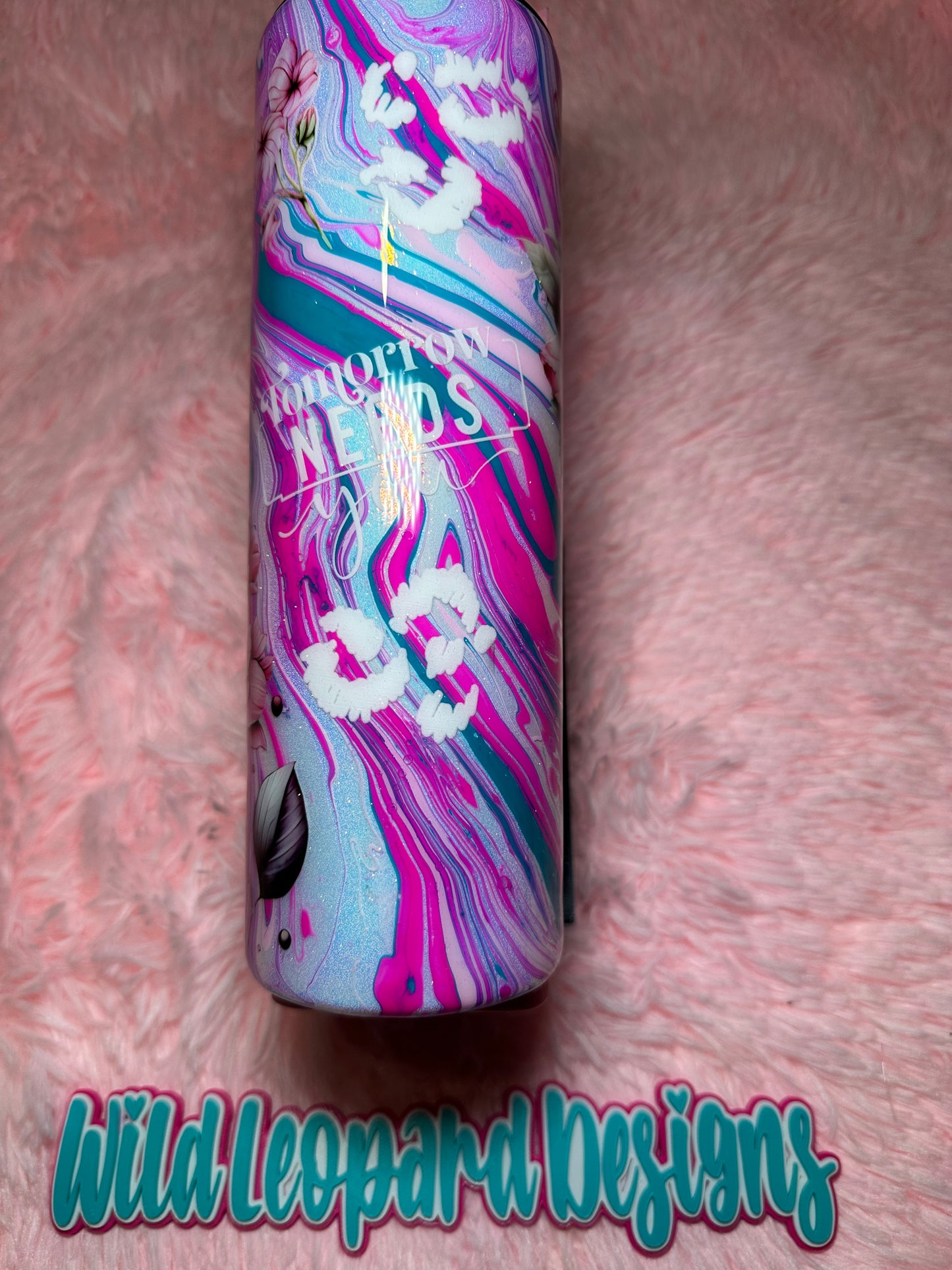 3-30 oz pink hydro dip (tomorrow needs you)