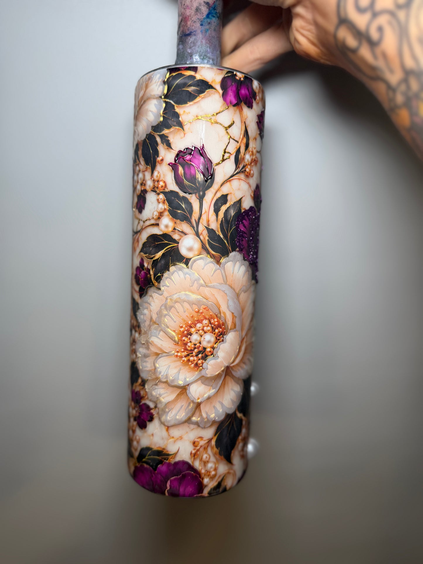 30 oz purple elegance