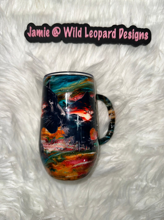 16 oz animal coffee mug
