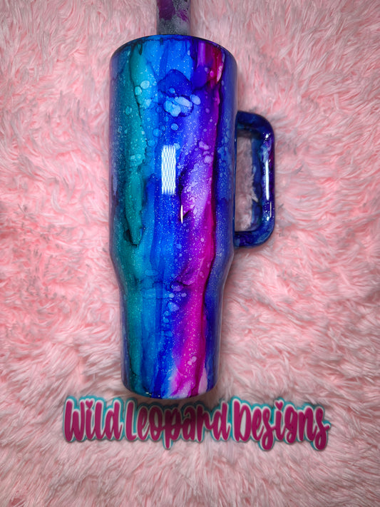 40 oz rustic rain drop