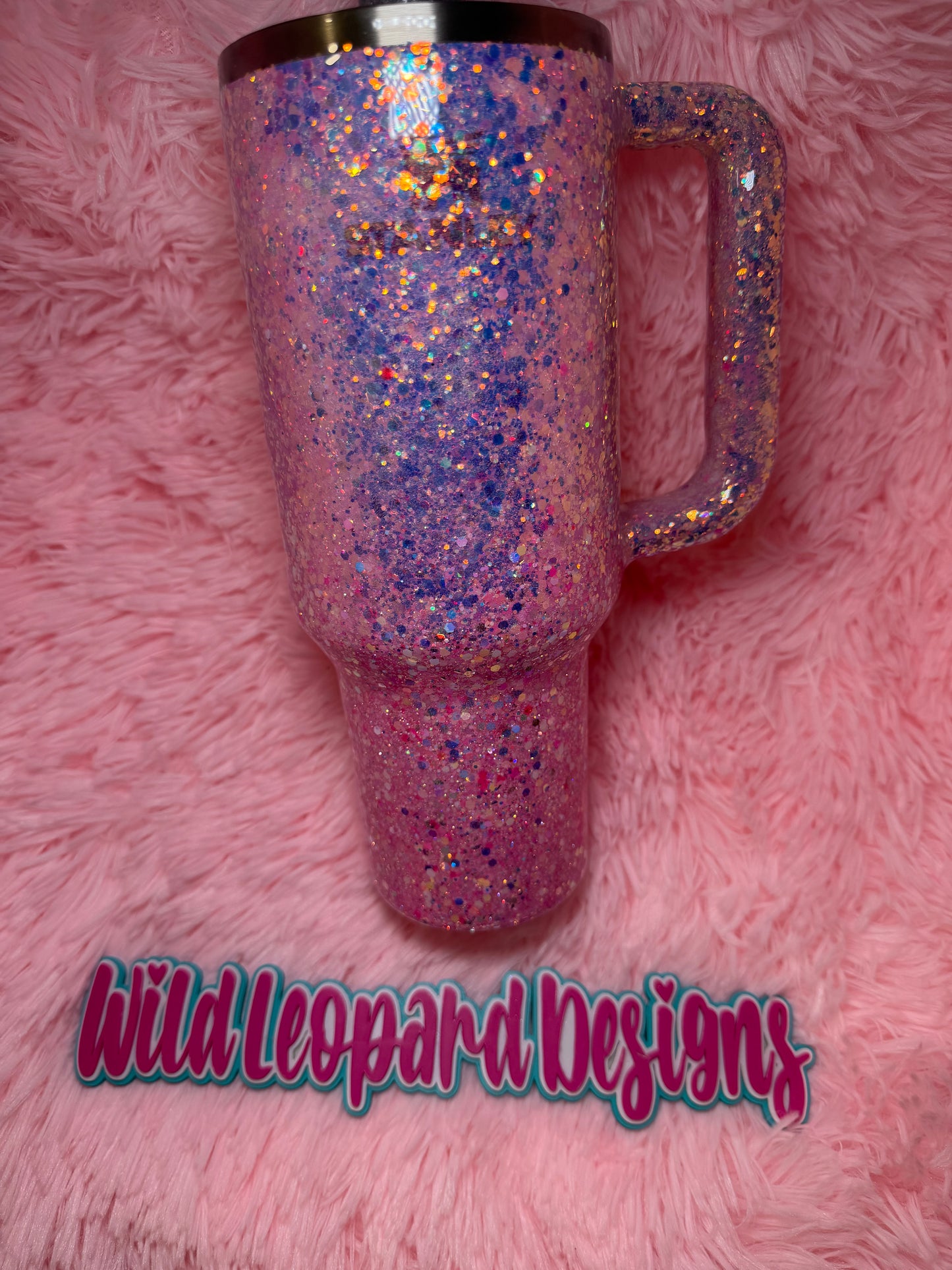 40 oz Stanley , pink / opal ombre