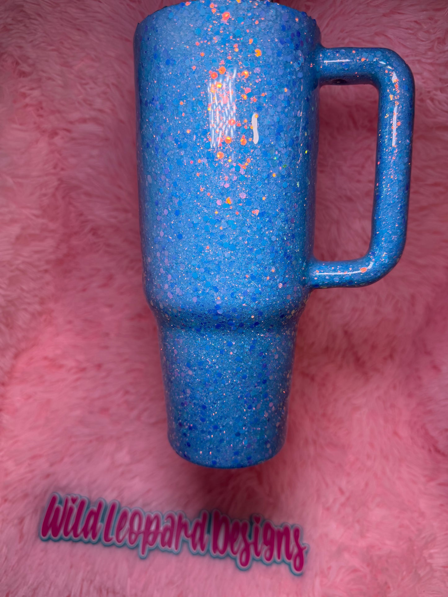 40 oz - light blue