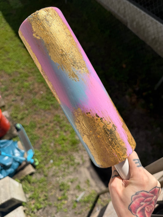 30 oz ghost pastel with leopard print
