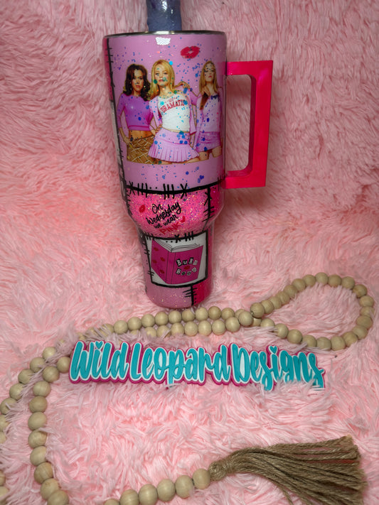 40 oz mean girl patchwork
