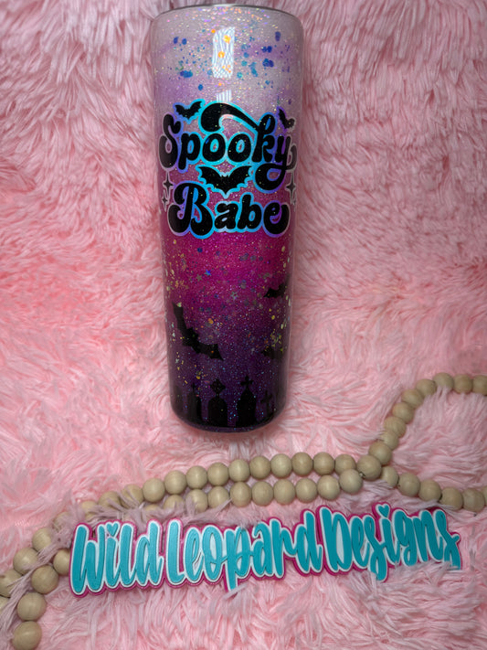 30 oz spooky babe (glows)