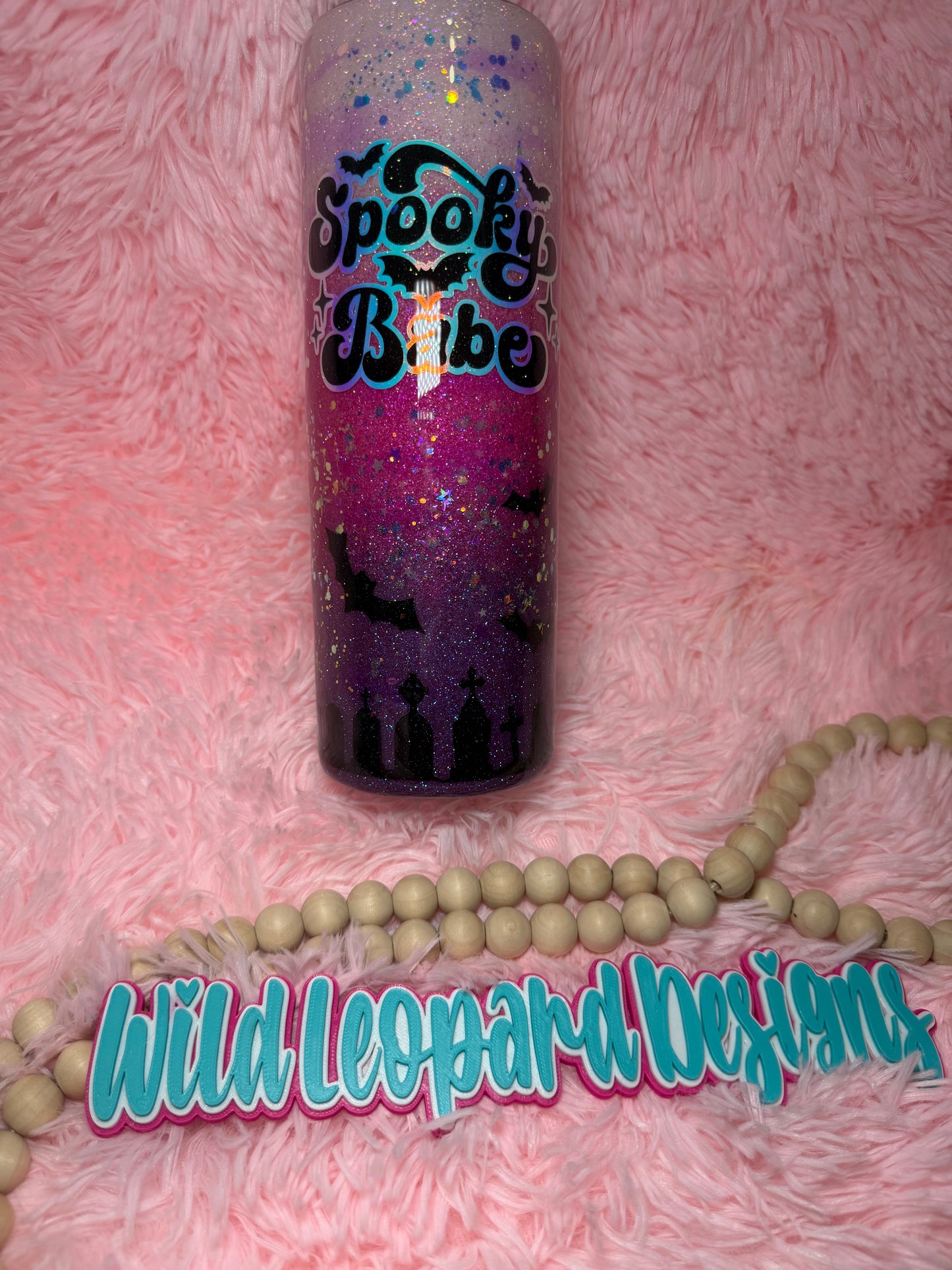 30 oz spooky babe (glows)