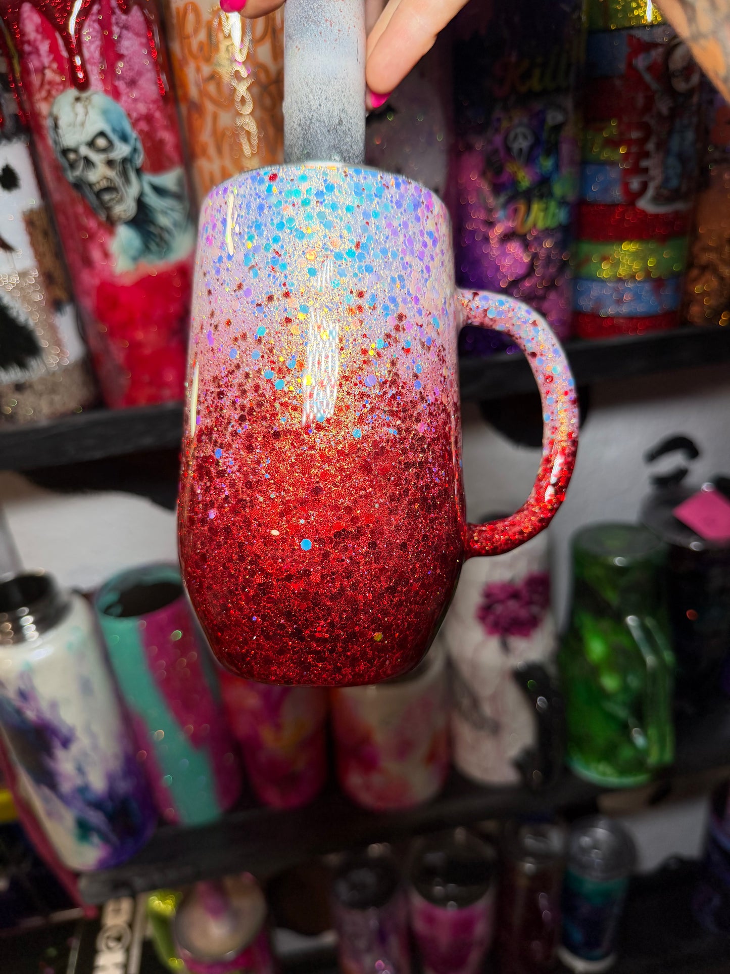 Just a girl who loves Christmas mug .