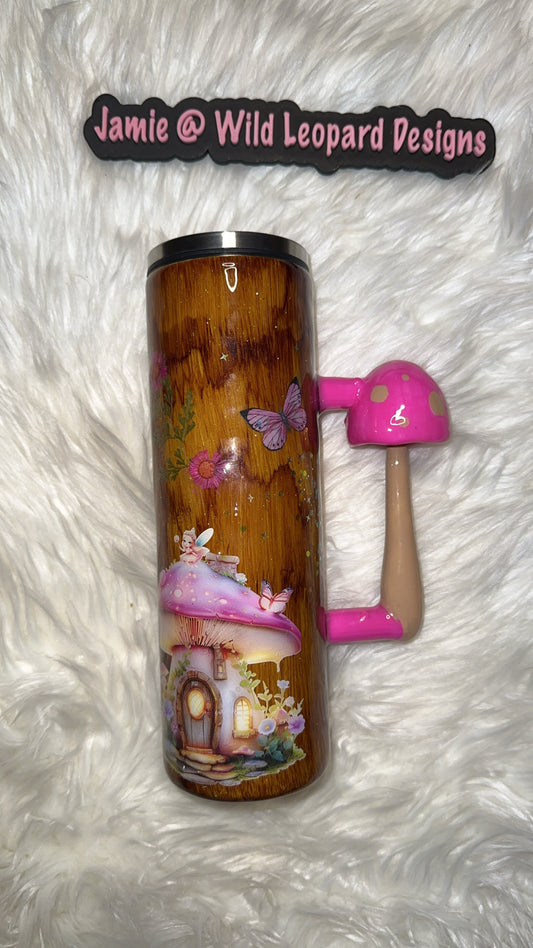 Mushroom house pink 30 oz