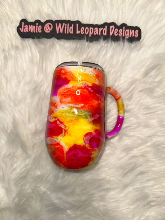 Orange / yellow swirl