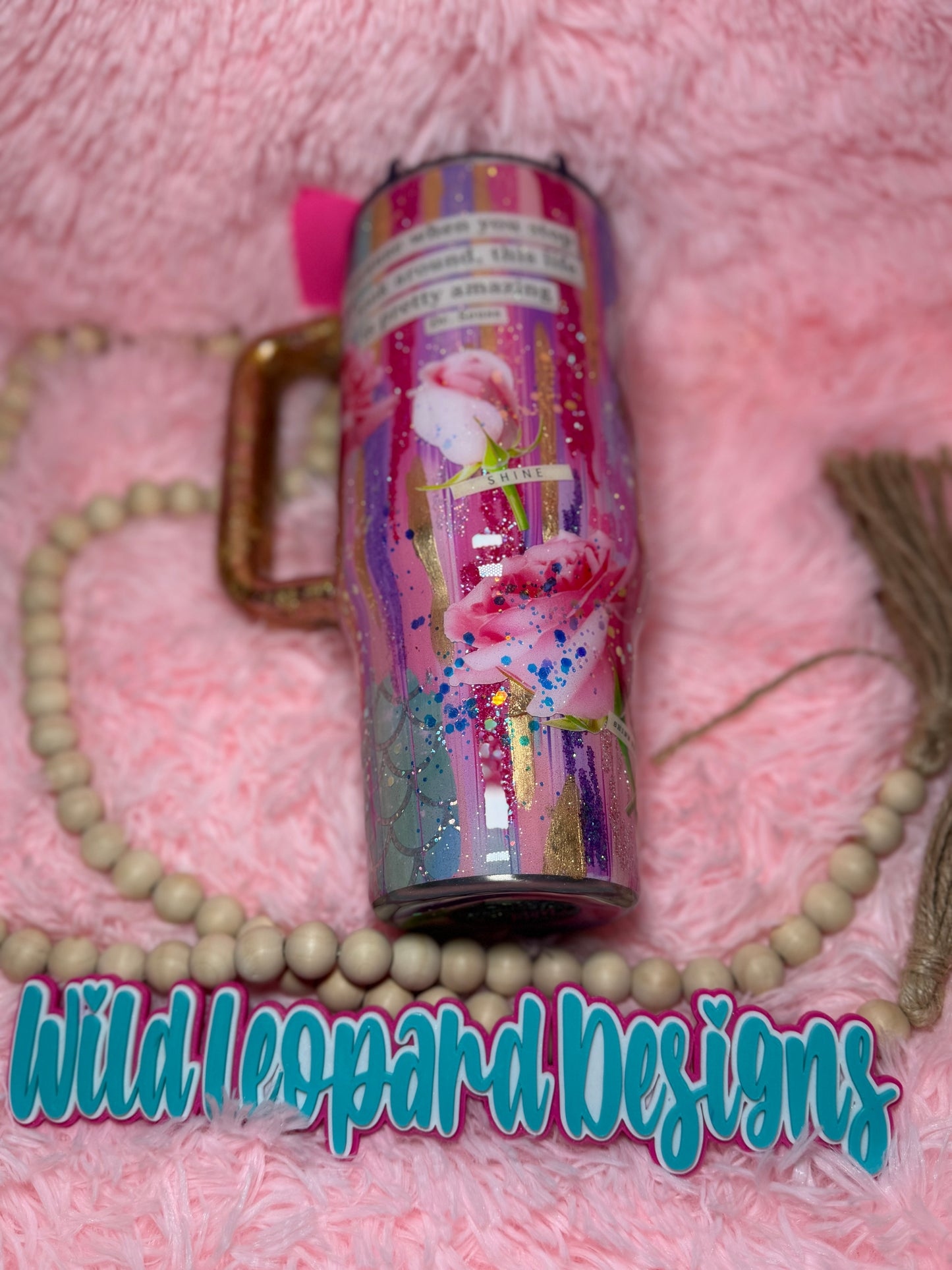 95 - 40 oz rose affirmation